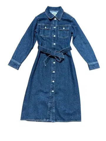 ZARA 데님 셔츠 원피스 M 사이즈