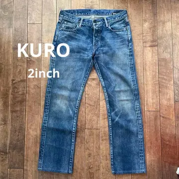 KURO 데님 남성용 2inch