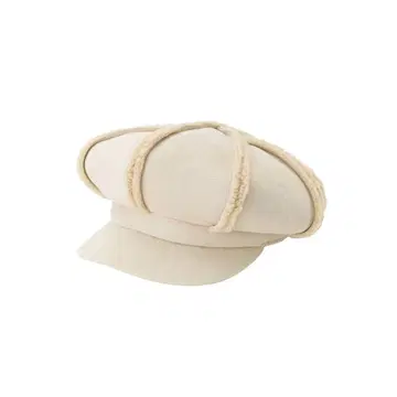 크림색 헌팅 캡 프리 사이즈