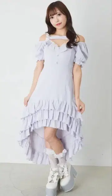 AnkRouge 원피스 스카이블루