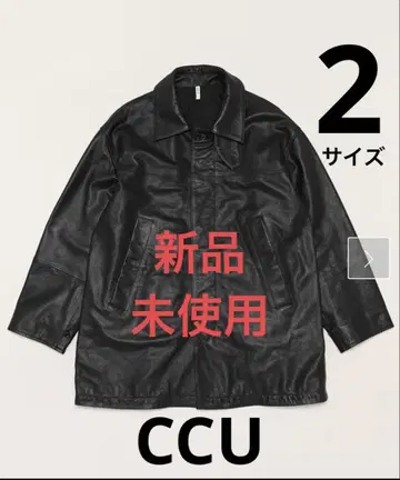 [미사용 새상품 택 포함] CCU 맥 코트 카우 블랙 L 상당