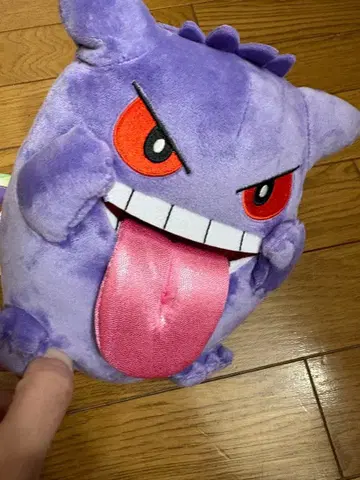 택 포함 새상품 겐가르 봉제 인형 포켓몬 센터