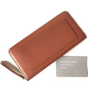 새상품 마가렛호웰 필몬트 라운드 지퍼 장지갑 핑크