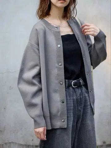 워셔블 바나나 슬리브 가디건