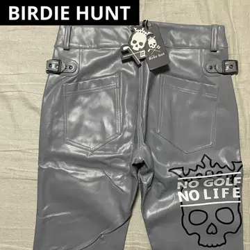 새상품 택 포함 버디헌트 인조 가죽 팬츠 그레이 골프 32