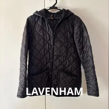 LAVENHAM 퀼팅 자켓 블랙 38