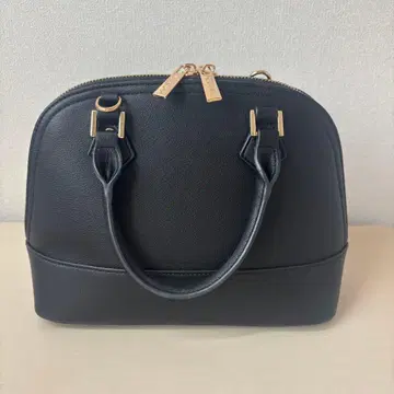 RANDA 라운드 2WAY 숄더백 참 포함 블랙