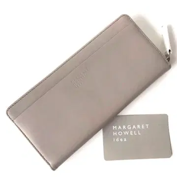 새상품 마가렛호웰 로스발리 라운드 지퍼 장지갑 그레이