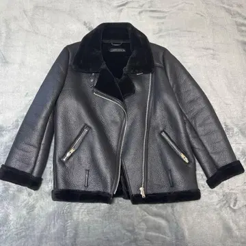 ZARA 가죽 자켓 라이더 자켓 무스탕