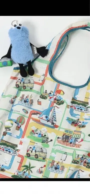 퍼펫 스 niko and 콜라보 에코백