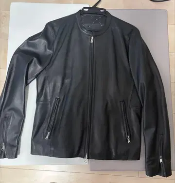 [ 컨디션 최상 ] TAKEOKIKUCHI 블랙 천연 가죽 자켓