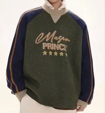 Mason Prince 래글런 니트 스웨터 아메카지 올드 구제 의류