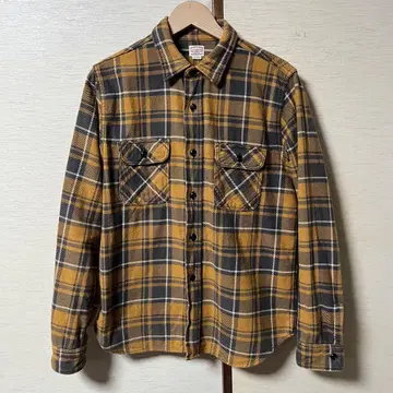 Cootie 플란넬 셔츠 체크 셔츠