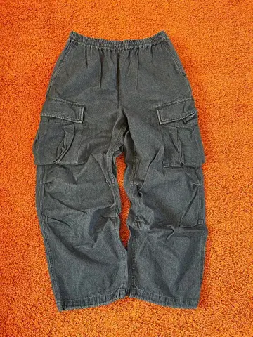 BEAMS HEART 카고 팬츠 데님 원단