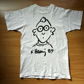 레어 키스 해링 자화상(연호) T셔츠