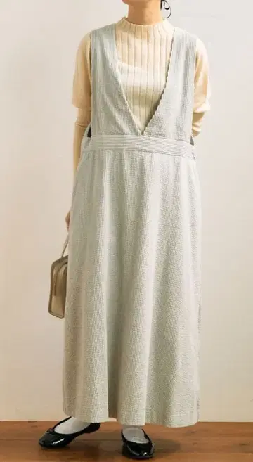 fig London 피그런던 퍼프 코듀로이 원피스