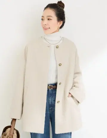 [ Simplicite ] 부클레 노카라 미들 코트