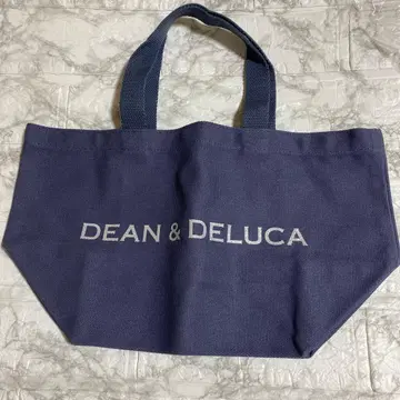 미사용 DEAN & DELUCA 자선 토트백 블루 그레이 S