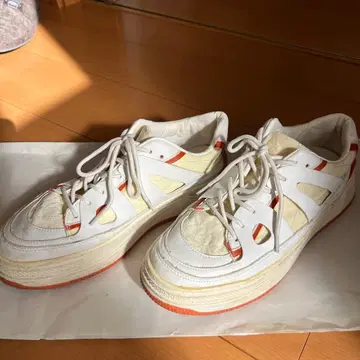 로켓 스니커즈 [화이트/오렌지]