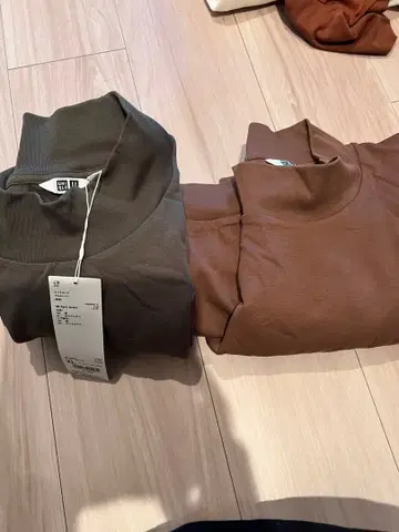 UNIQLO U 모크넥 풀오버 XL 2장 세트