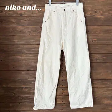 [ 니코앤드 ] niko and - 화이트 페인터 데님 M