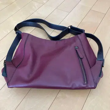 마더스하우스 원숄더백 와인 레드