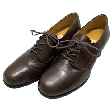 [ 새상품급 ] 잉그 (22.5) 레이스업 슈즈 청키힐 천연 가죽