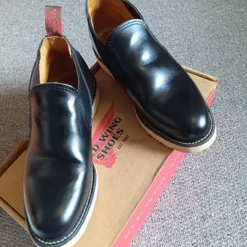 RED WING SHOES 사이드 고어 부츠 블랙