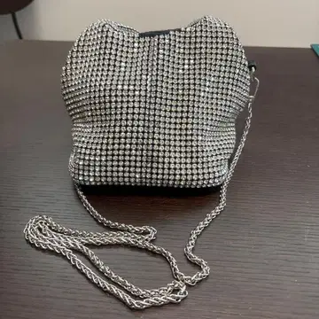 새상품급 아름다운 크리스탈 장식 미니백