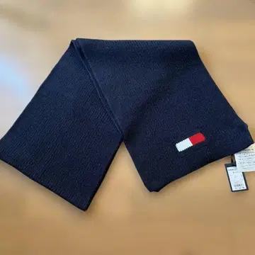 미사용 새상품 TOMMY HILFIGER 네이비 롱 머플러