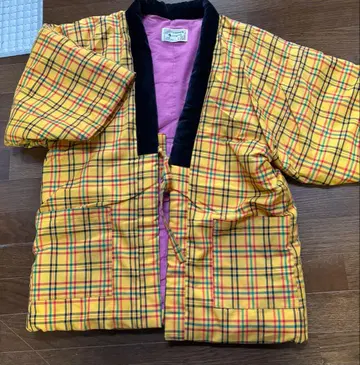 일본제 구루메 면 혼방 한텐