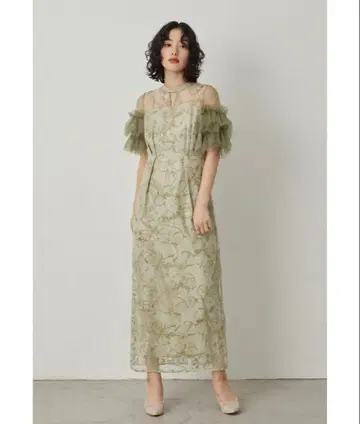 [ niana ] 스팽글 자수 레이스 드레스/S 사이즈