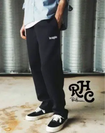 RHC 블랙 조거 팬츠