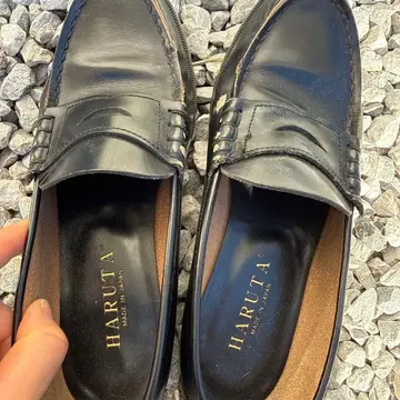 HARUTA 가죽 로퍼 25cmEE