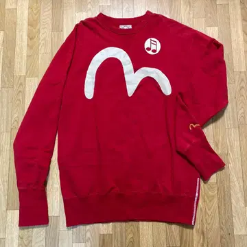 EVISU 로고 맨투맨 42 레드