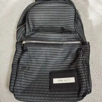 qbag paris 메쉬 백팩 블랙