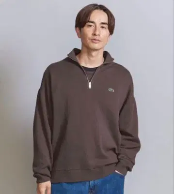 [ 애로우즈 별주 ] 라코스테 하프 지퍼 니트 M 사이즈