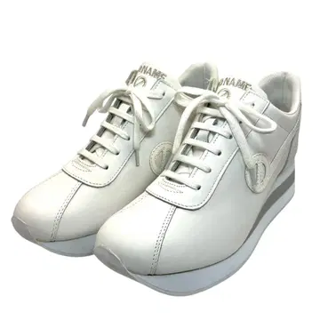 NO NAME 화이트 가죽 스니커즈