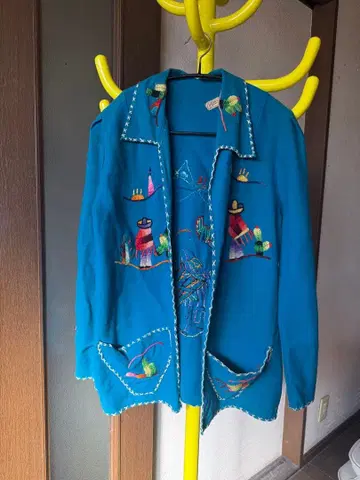 멕시칸 자켓 자수 vintage
