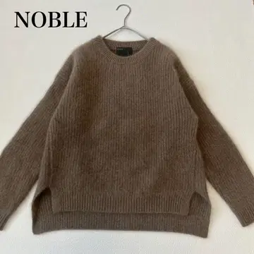 NOBLE 야크라쿤 캐시미어 하찌 니트 캐시미어 혼방
