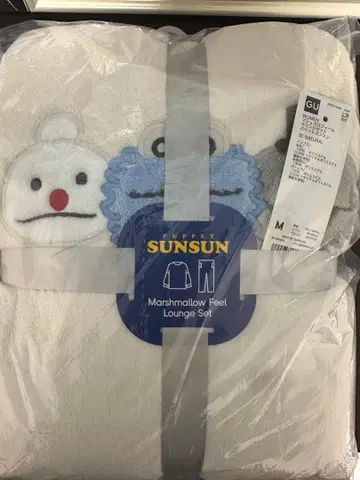 GU 퍼펫 순순 마쉬멜로우 필 라운지 세트 M 사이즈