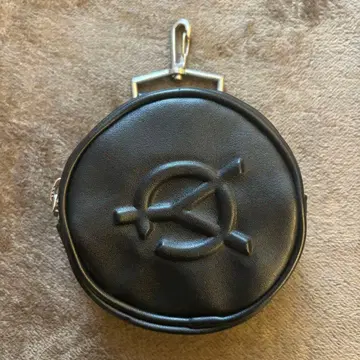 OY 로고 코인 파우치 백 - 블랙 미니백