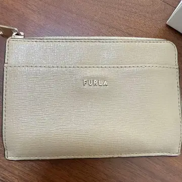 FURLA 베이지 카드 케이스