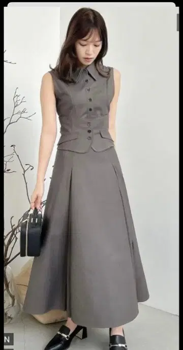 다즐린 베스트 코르셋 레이스업 원피스