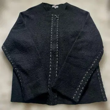 알베로니 울 100% 자켓 블랙