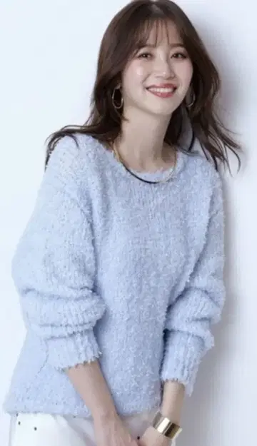 저스길리티 리본 페더 니트