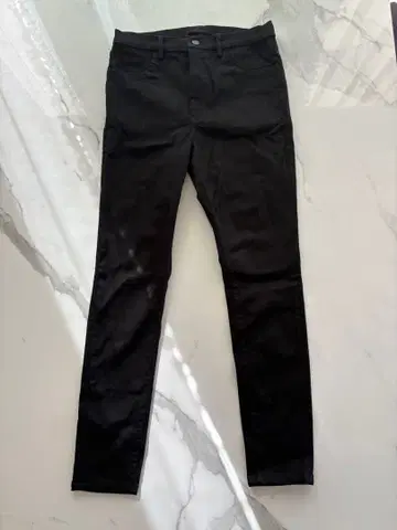 유니클로 띠어리 콜라보 블랙 스키니 팬츠 스트레치 소재