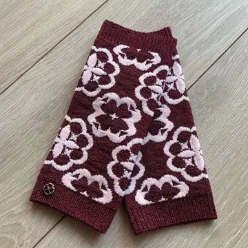 케이트 스페이드 암커버 암워머 아라베스크 장갑 라메 믹스