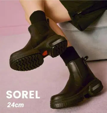 SOREL 사이드 고어 부츠 24cm 블랙 NL5140-010