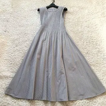 2025 ANAYI 사커 스트레치 플리츠 원피스